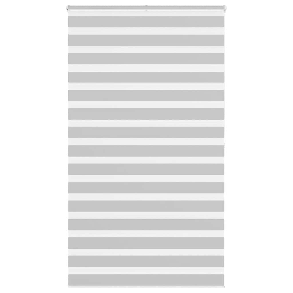 vidaXL Ζέβρα τυφλή Ανοιχτό Γκρι Πλάτος υφάσματος 120,9 εκ. Πολυεστέρας