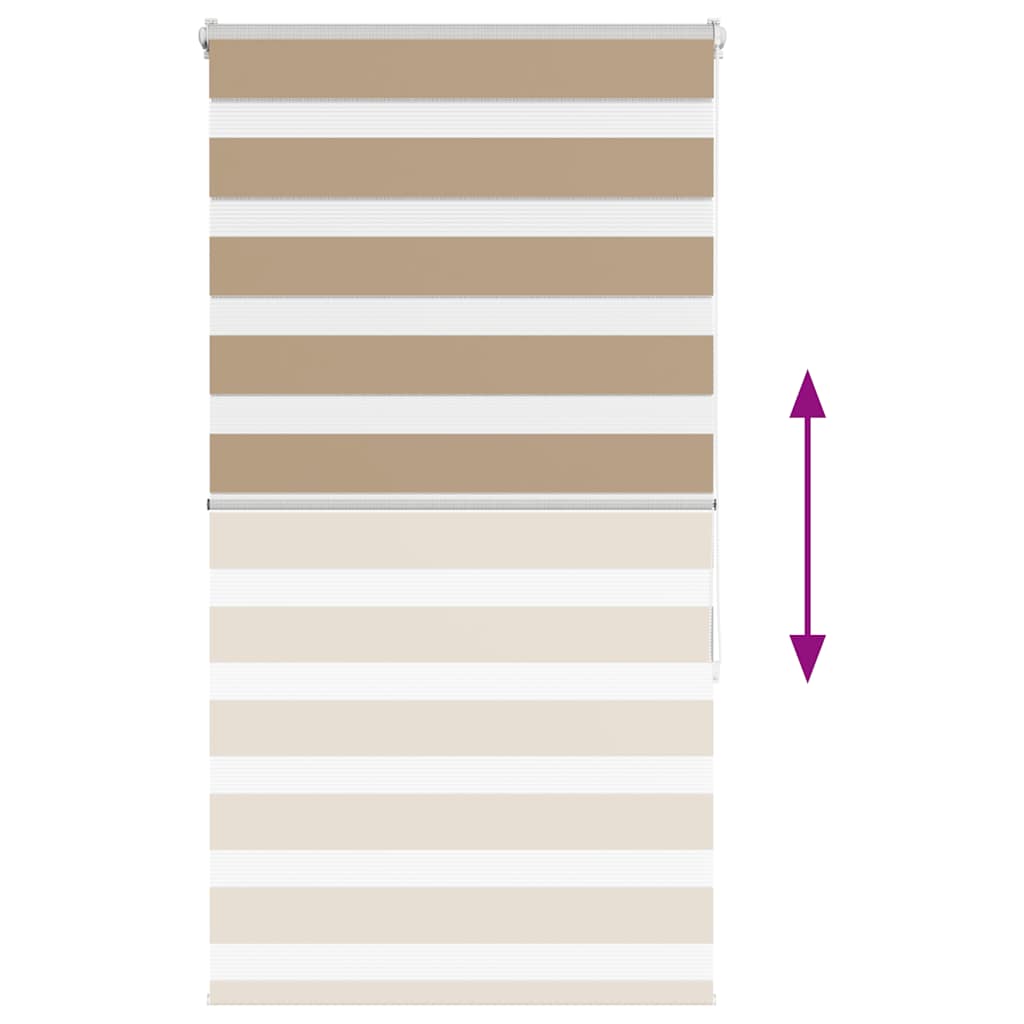 vidaXL Ζέβρα τυφλή 80x150 cm Πλάτος υφάσματος 75,9 εκ. Πολυεστέρας