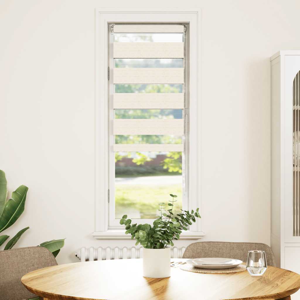 vidaXL Στόρι Ζέβρα Μάρμαρο Μπεζ 45x100 εκ. Πλάτος Υφάσματος 40,9 εκ. Πολυεστέρας