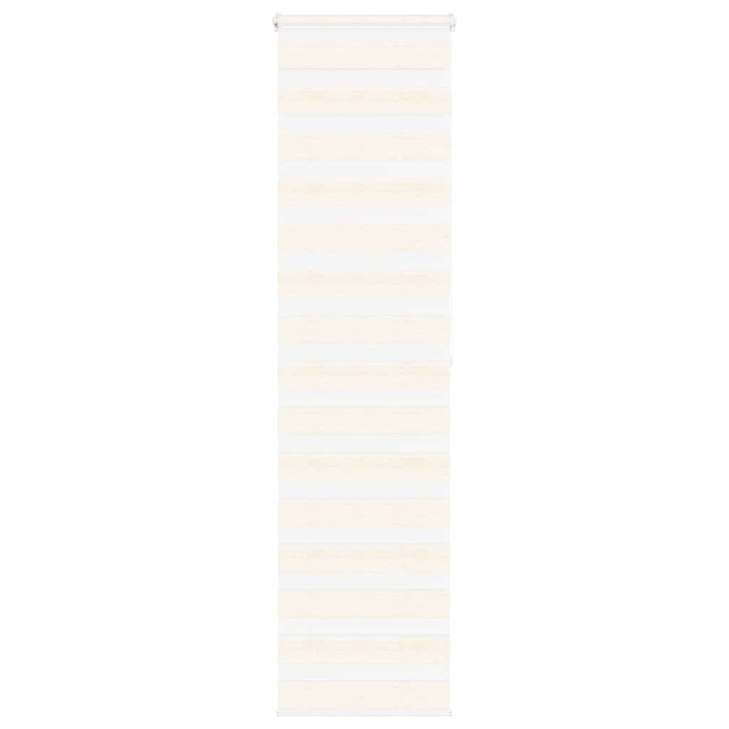 vidaXL Στόρι Ζέβρα Μάρμαρο Μπεζ 55x200 εκ. Πλάτος Υφάσματος 50,9 εκ. Πολυεστέρας
