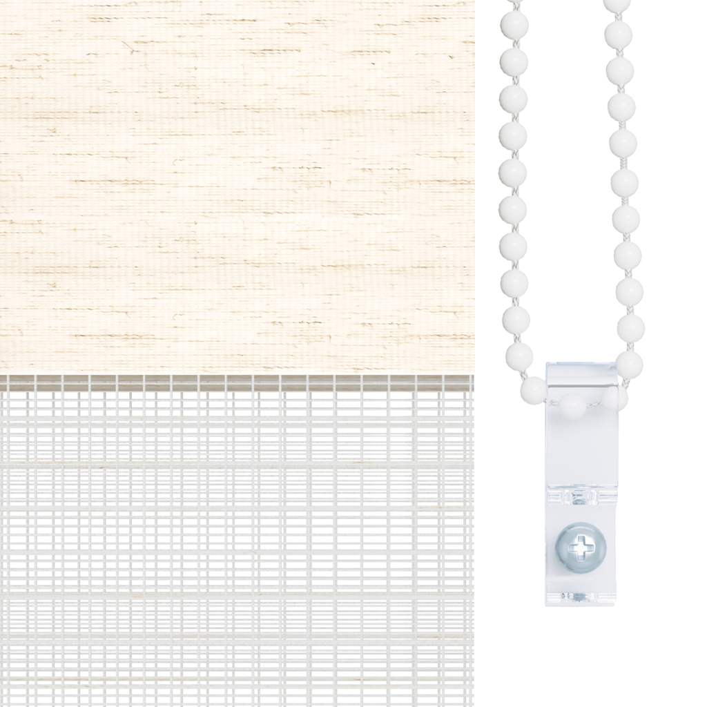 vidaXL Ζέβρα τυφλή μπεζ μάρμαρο Πλάτος υφάσματος 65,9 εκ. Πολυεστέρας