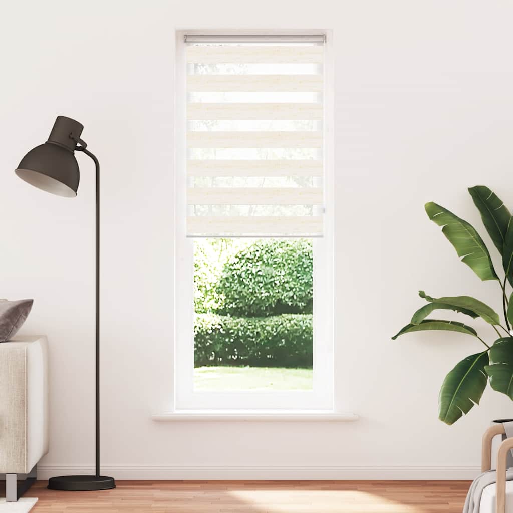 vidaXL Στόρι Ζέβρα Μάρμαρο Μπεζ 75x230 εκ. Πλάτος Υφάσματος 70,9 εκ. Πολυεστέρας
