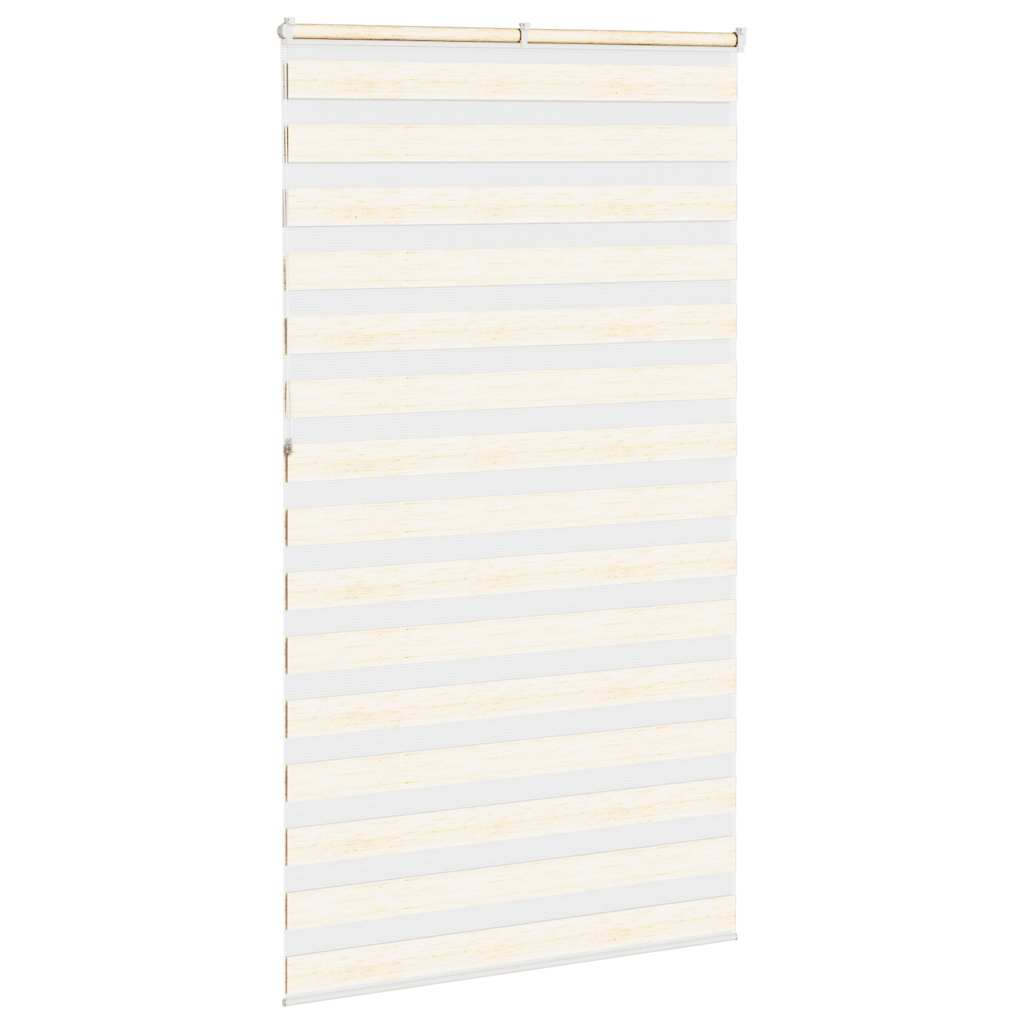 vidaXL Στόρι Ζέβρα Μάρμαρο Μπεζ 135x230 εκ. Πλάτος Υφάσματος 130,9 εκ. Πολυεστέρας