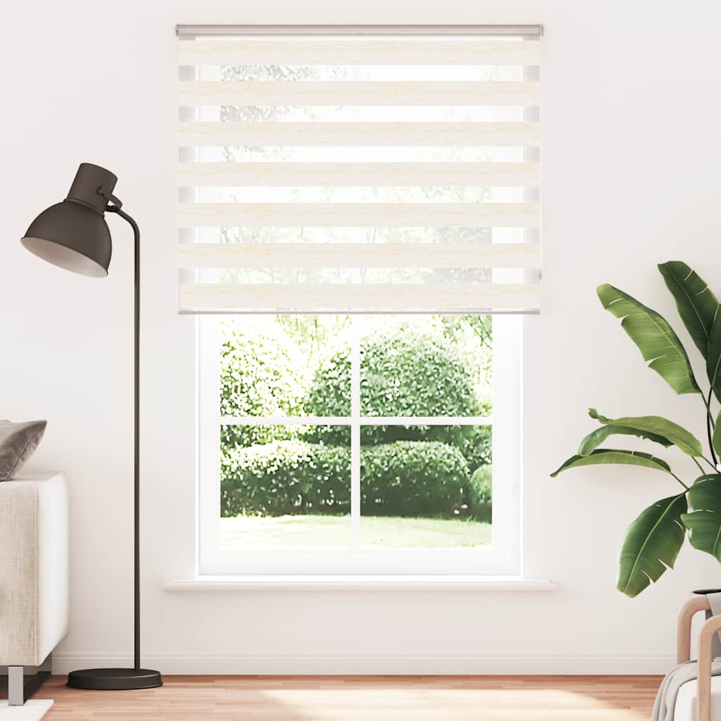 vidaXL Στόρι Ζέβρα Μάρμαρο Μπεζ 140x230 εκ. Πλάτος Υφάσματος 135,9 εκ. Πολυεστέρας