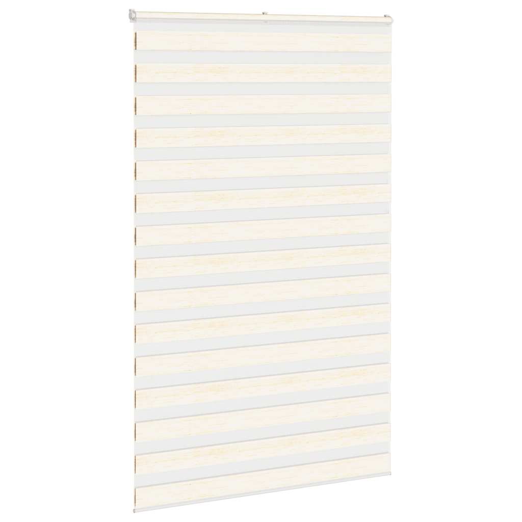 vidaXL Στόρι Ζέβρα Μάρμαρο Μπεζ 140x230 εκ. Πλάτος Υφάσματος 135,9 εκ. Πολυεστέρας