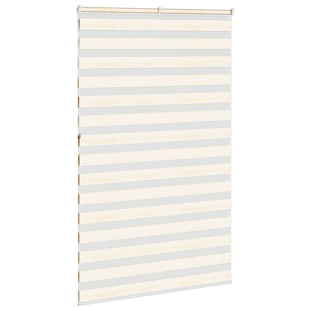vidaXL Στόρι Ζέβρα Μάρμαρο Μπεζ 140x230 εκ. Πλάτος Υφάσματος 135,9 εκ. Πολυεστέρας