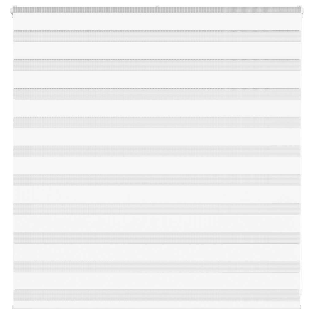 vidaXL Ζέβρα τυφλή Λευκό Πλάτος υφάσματος 140,9 εκ. Πολυεστέρας