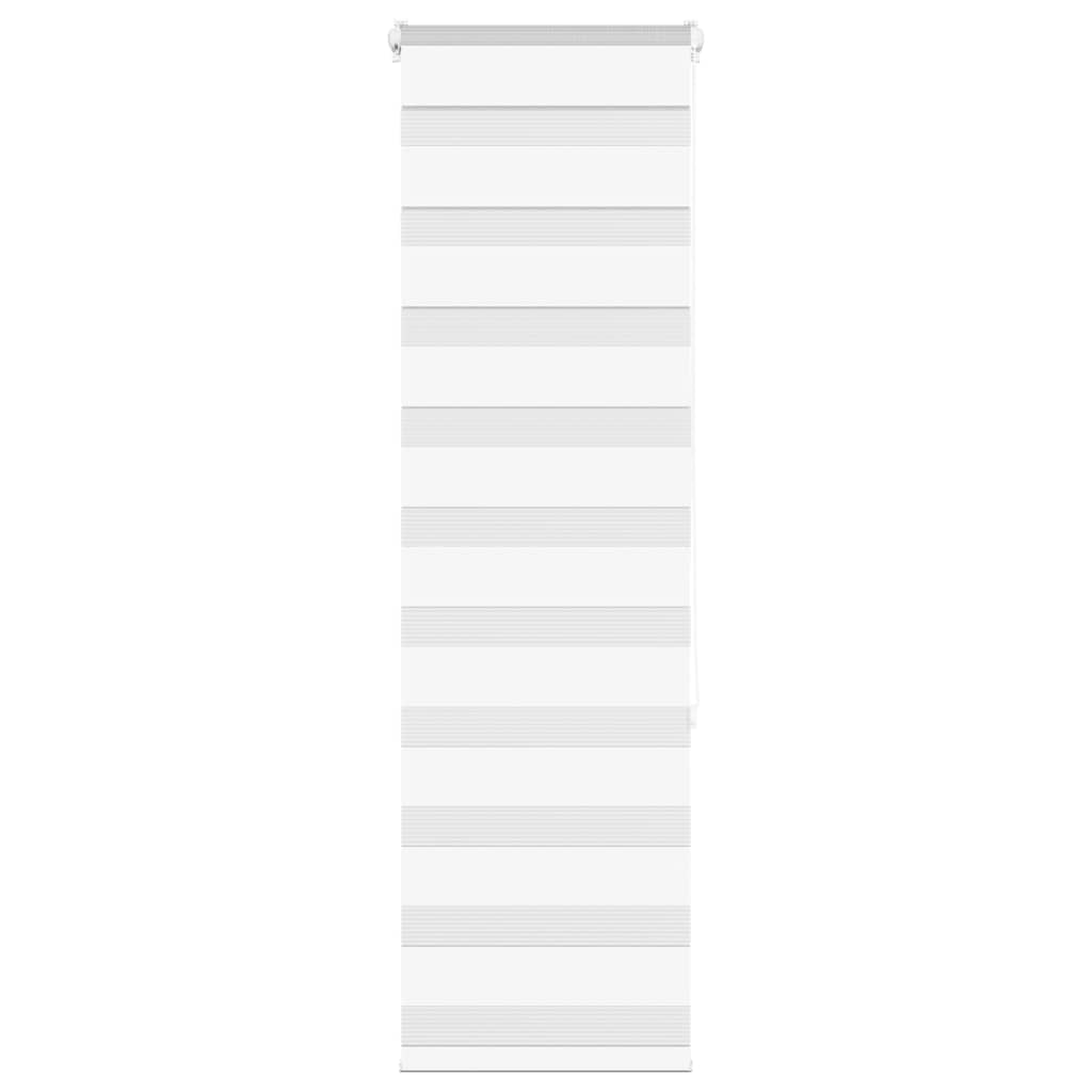 vidaXL Ζέβρα τυφλή Καφέ Πλάτος υφάσματος 45,9 εκ. Πολυεστέρας