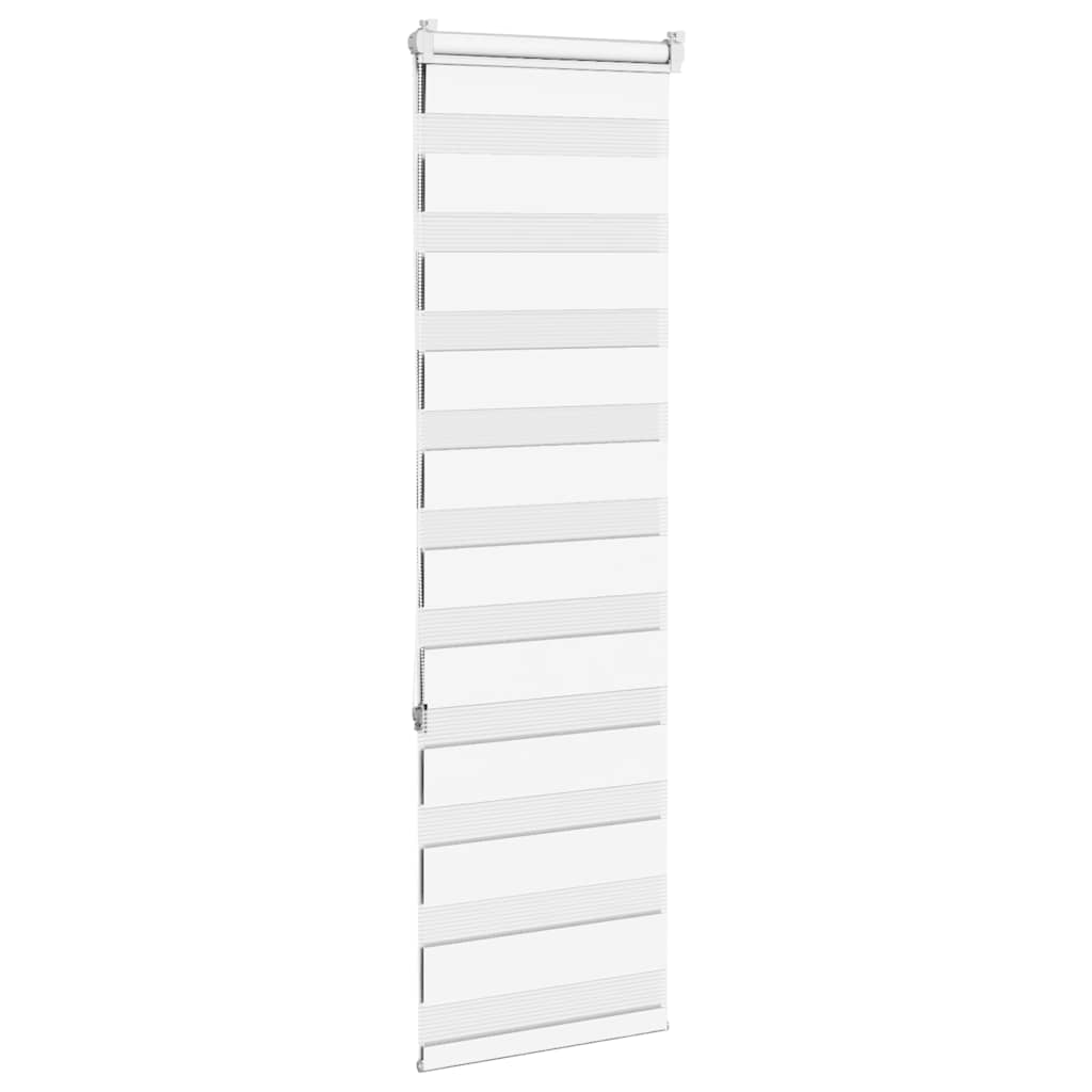 vidaXL Ζέβρα τυφλή Καφέ Πλάτος υφάσματος 45,9 εκ. Πολυεστέρας