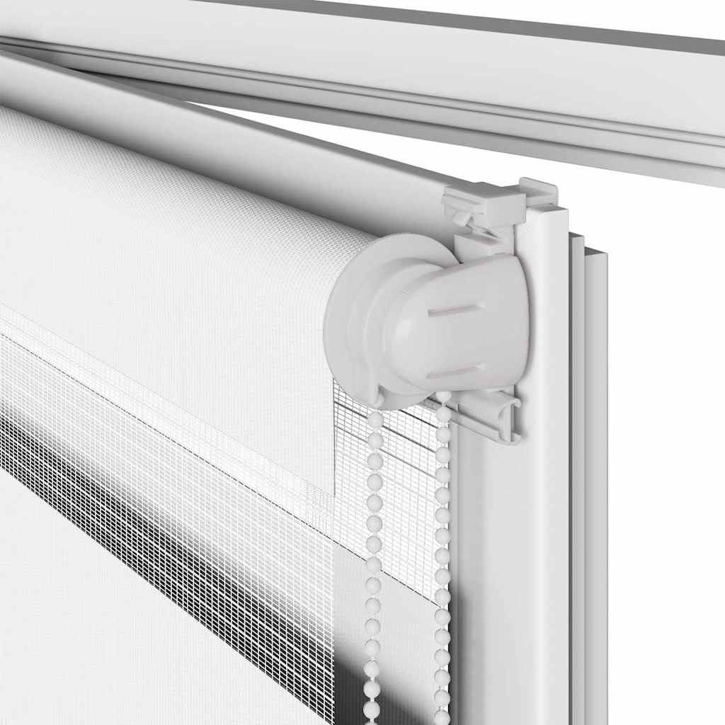 vidaXL Ζέβρα τυφλή Καφέ Πλάτος υφάσματος 75,9 εκ. Πολυεστέρας