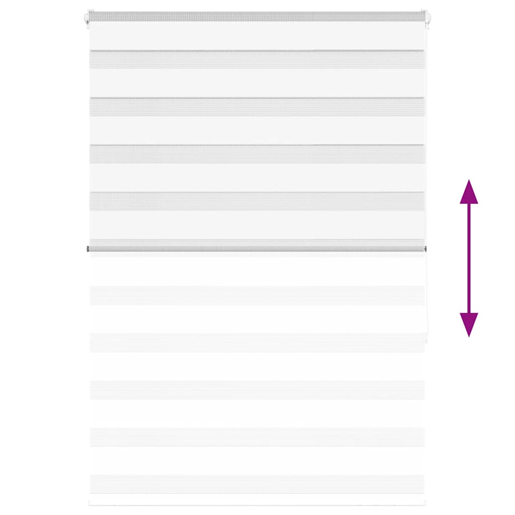 vidaXL Ζέβρα τυφλή Καφέ Πλάτος υφάσματος 105,9 εκ. Πολυεστέρας