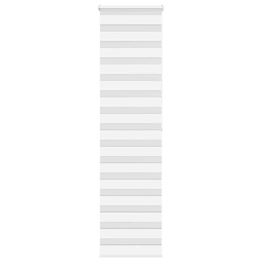 vidaXL Ζέβρα τυφλή Λευκό Πλάτος υφάσματος 50,9 εκ. Πολυεστέρας