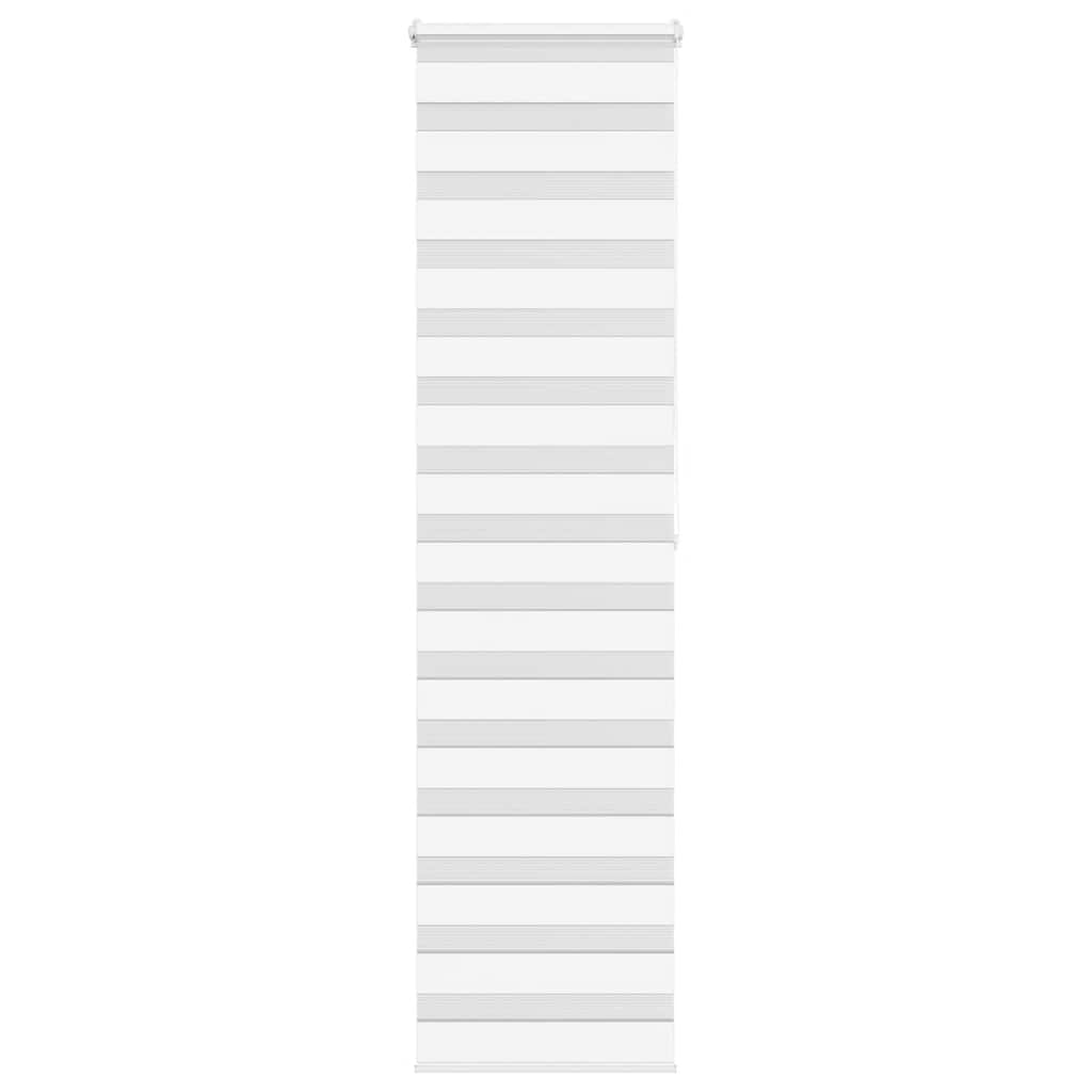 vidaXL Ζέβρα τυφλή Λευκό Πλάτος υφάσματος 55,9 εκ. Πολυεστέρας