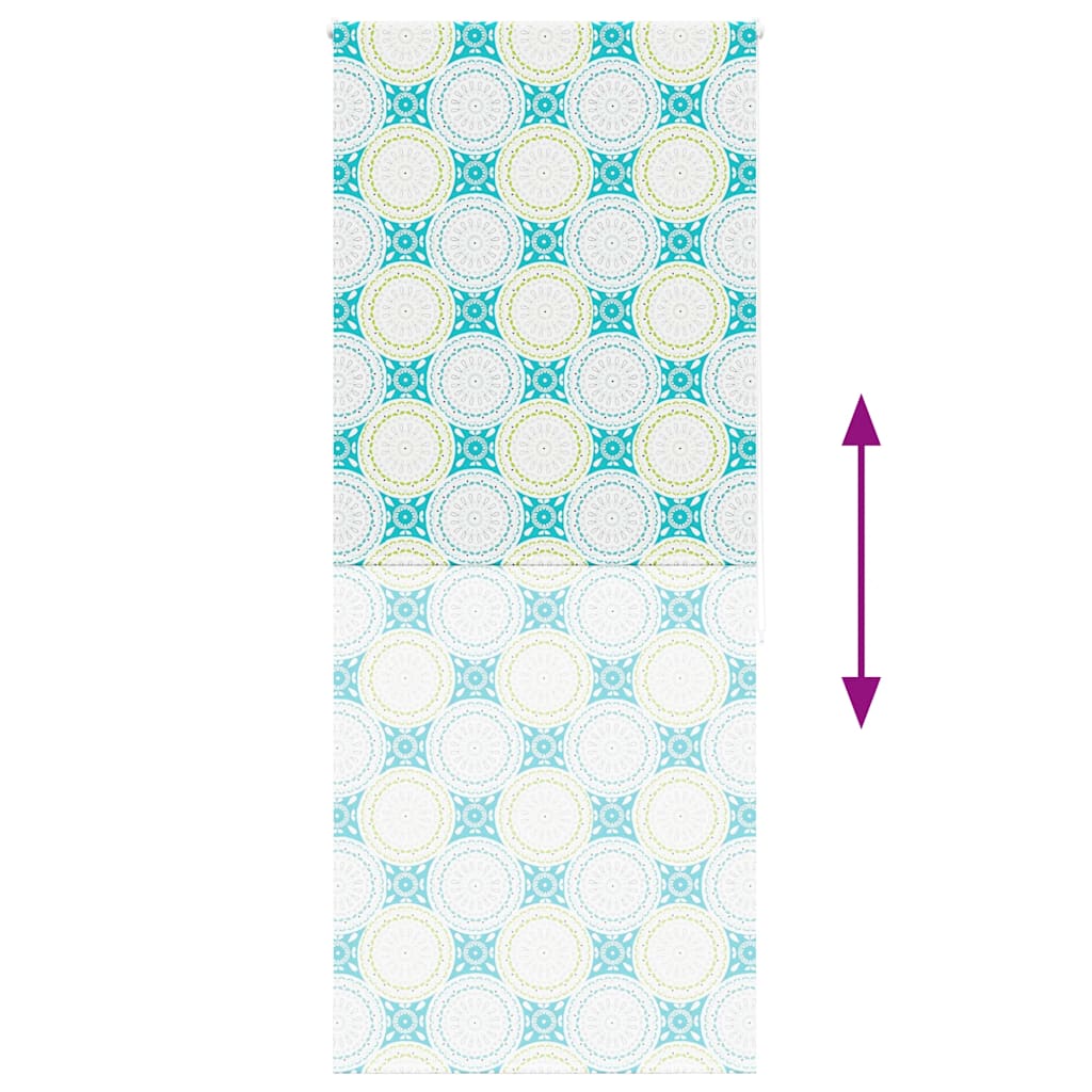 vidaXL Κουρτίνα Μπάνιου Ρολό 100x240 εκ. Πλάτος υφάσματος 96 εκ.