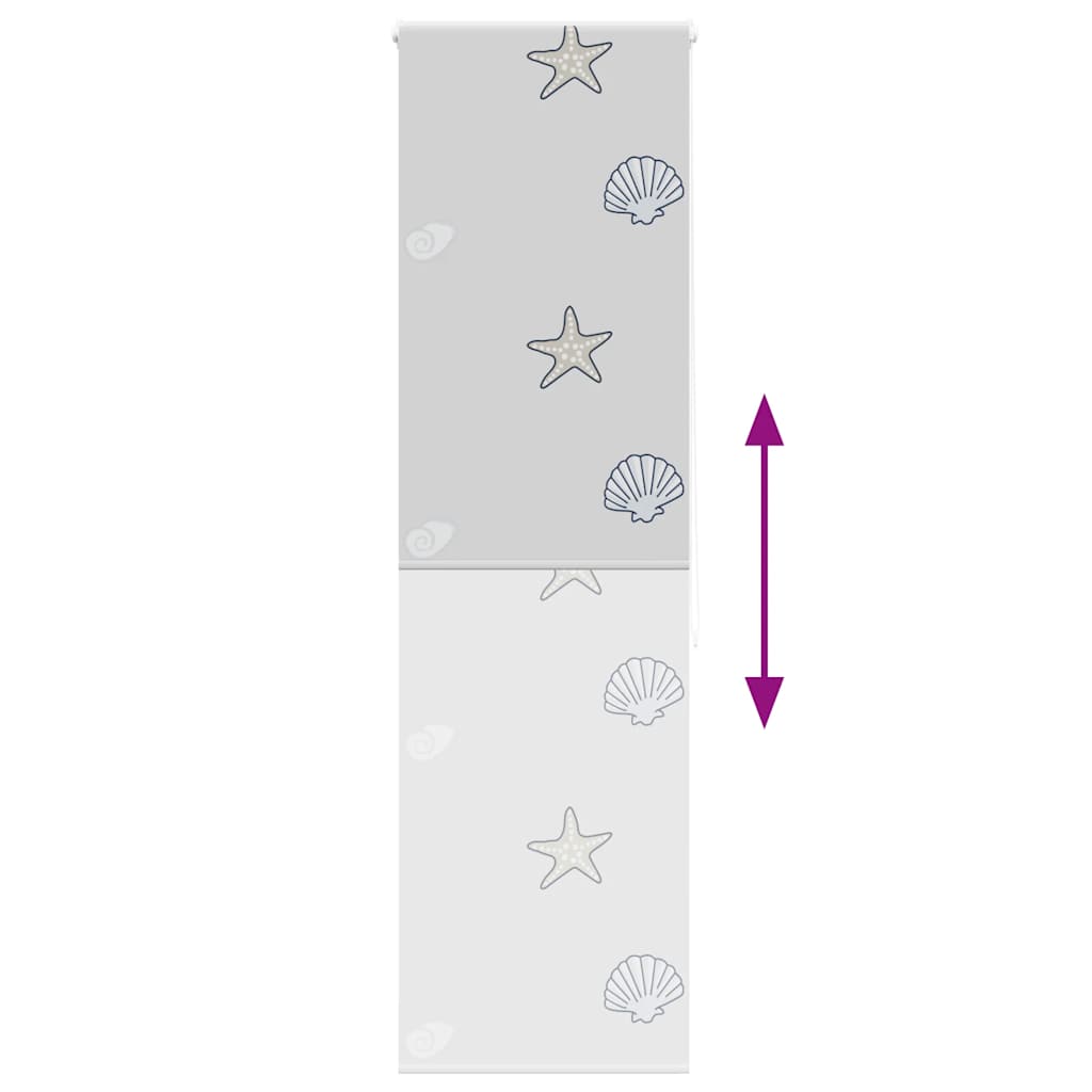 vidaXL Κουρτίνα Μπάνιου Ρολό 60x240 εκ. Πλάτος υφάσματος 56 εκ.