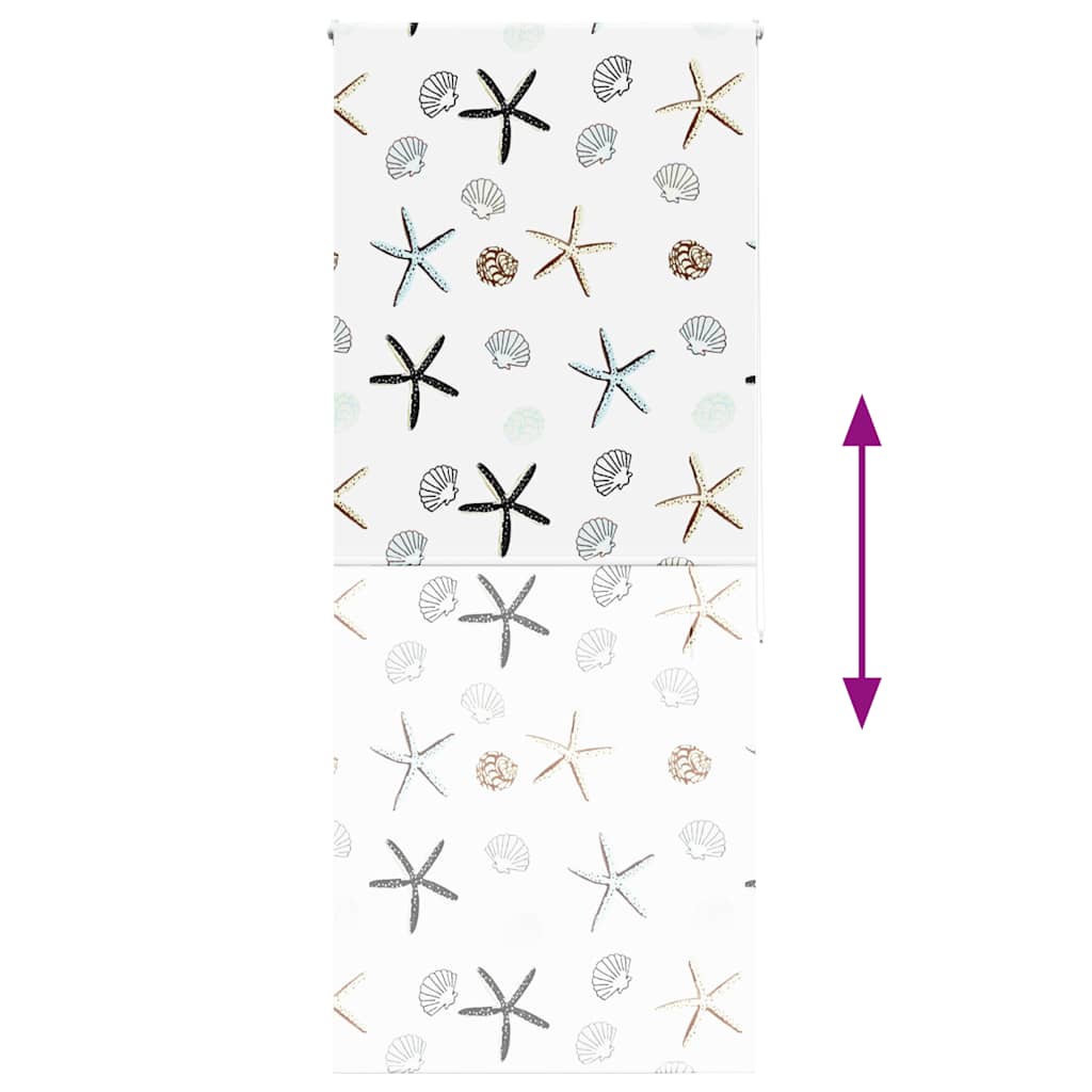 vidaXL Κουρτίνα Μπάνιου Ρολό 110x240 εκ. Πλάτος υφάσματος 106 εκ.