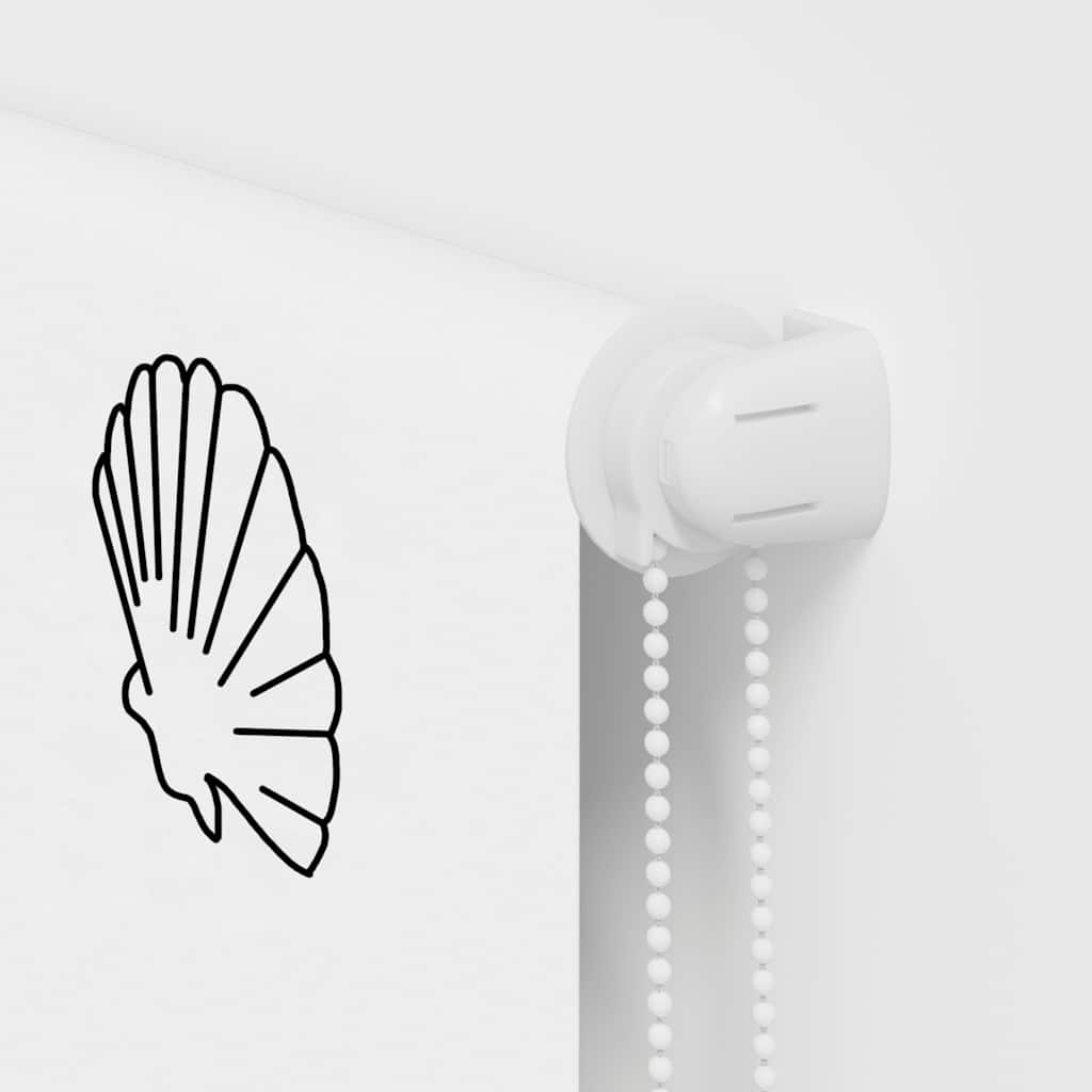 vidaXL Κουρτίνα Μπάνιου Ρολό 160x240 εκ. Πλάτος υφάσματος 156 εκ.