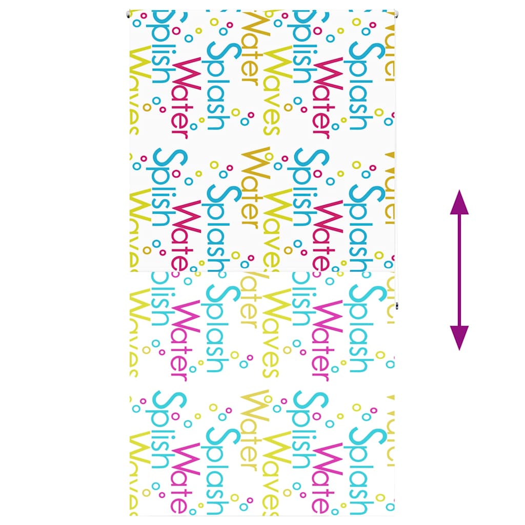vidaXL Κουρτίνα Μπάνιου Ρολό 140x240 εκ. Πλάτος υφάσματος 136 εκ.