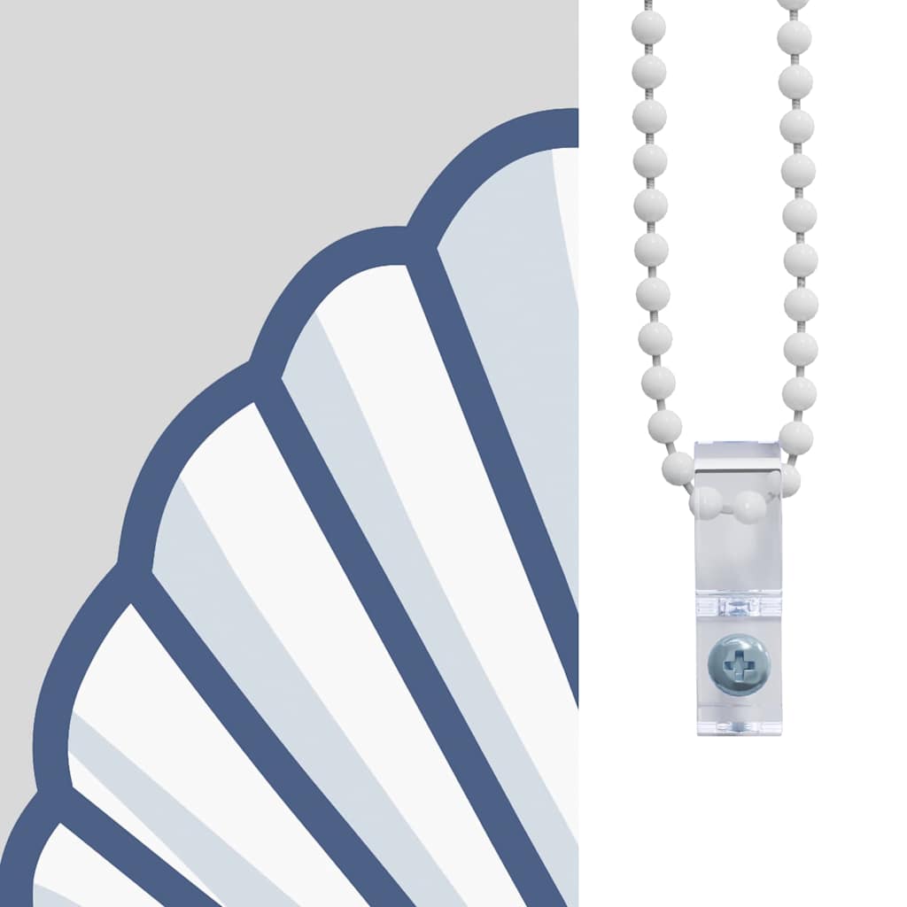 vidaXL Κουρτίνα Μπάνιου Ρολό κασέτα 110x240εκ. Πλάτος υφάσματος 106εκ.