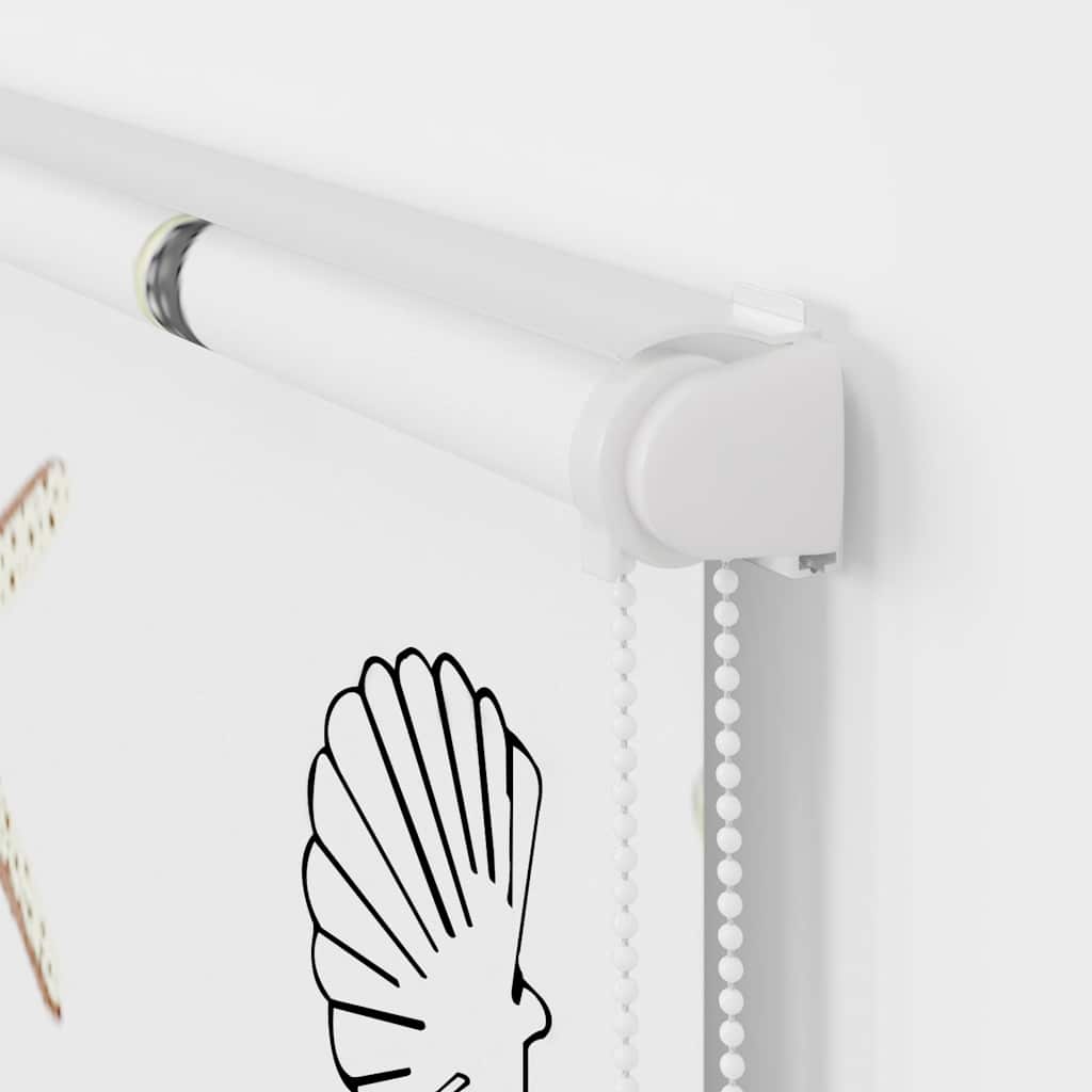 vidaXL Κουρτίνα Μπάνιου Ρολό κασέτα 110x240εκ. Πλάτος υφάσματος 106εκ.