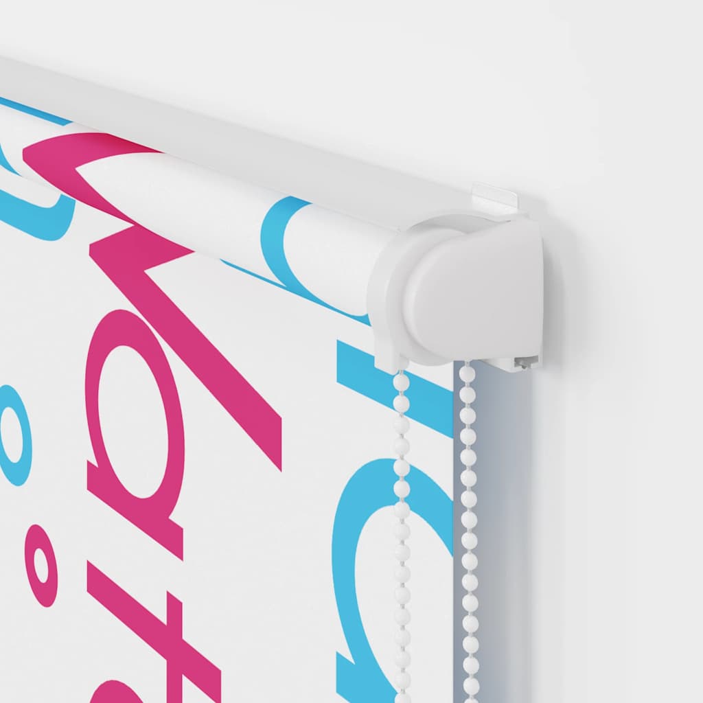 vidaXL Κουρτίνα Μπάνιου Ρολό κασέτα 90x240εκ. Πλάτος υφάσματος 86εκ.