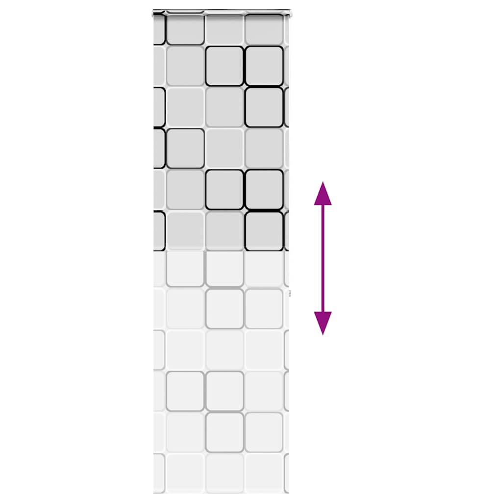 vidaXL Κουρτίνα Μπάνιου Ρολό κασέτα 70x240εκ. Πλάτος υφάσματος 66εκ.