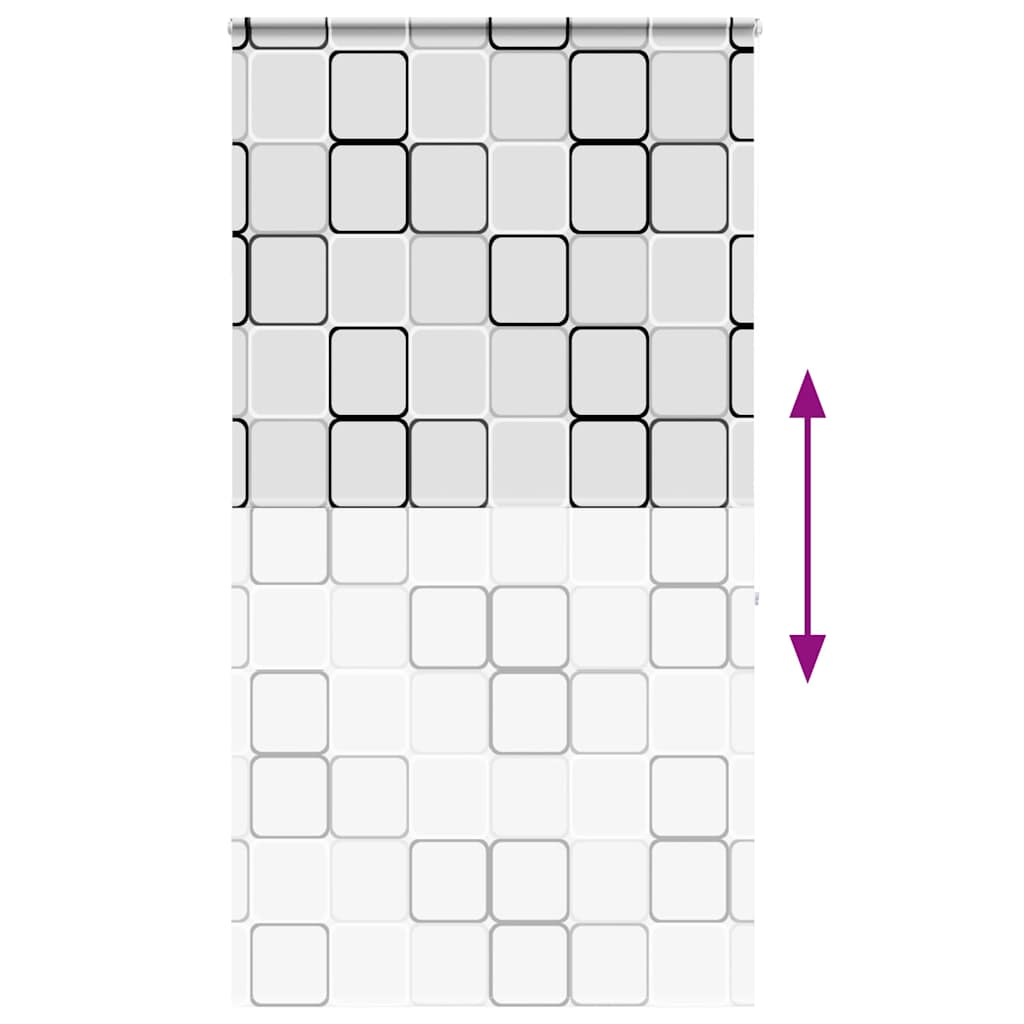 vidaXL Κουρτίνα Μπάνιου Ρολό κασέτα 140x240εκ. Πλάτος υφάσματος 136εκ.