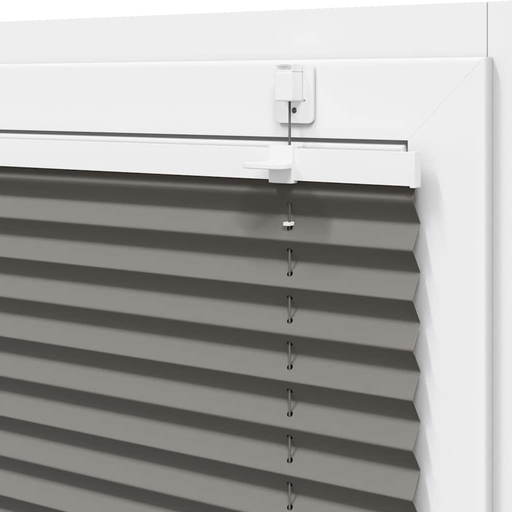vidaXL Πλισέ περσίδα Ανθρακί 85x100 cm Πλάτος υφάσματος 84,4 cm