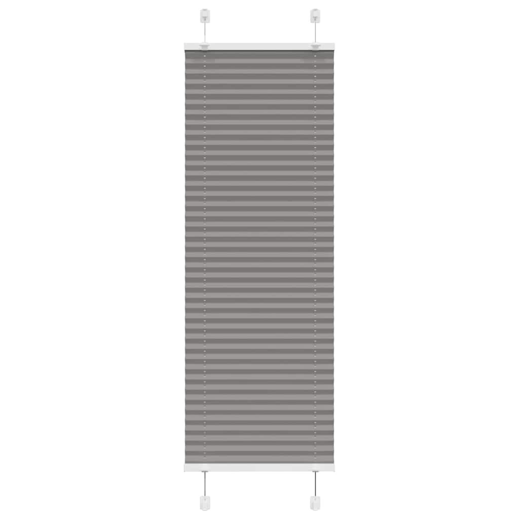 vidaXL Πλισέ περσίδα Ανθρακί 40x150 cm Πλάτος υφάσματος 39,4 cm