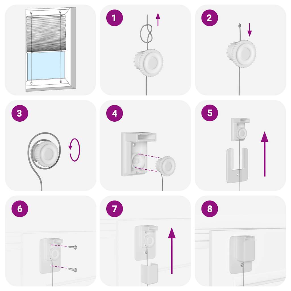 vidaXL Πλισέ περσίδα Ανθρακί 70x150 cm Πλάτος υφάσματος 69,4 cm