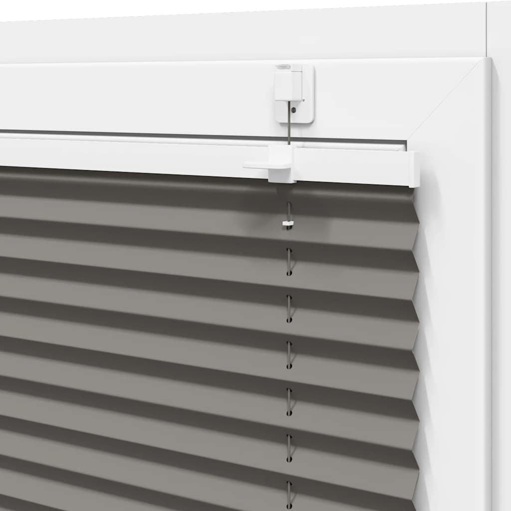 vidaXL Πλισέ περσίδα Ανθρακί 120x150 cm Πλάτος υφάσματος 119,4 cm