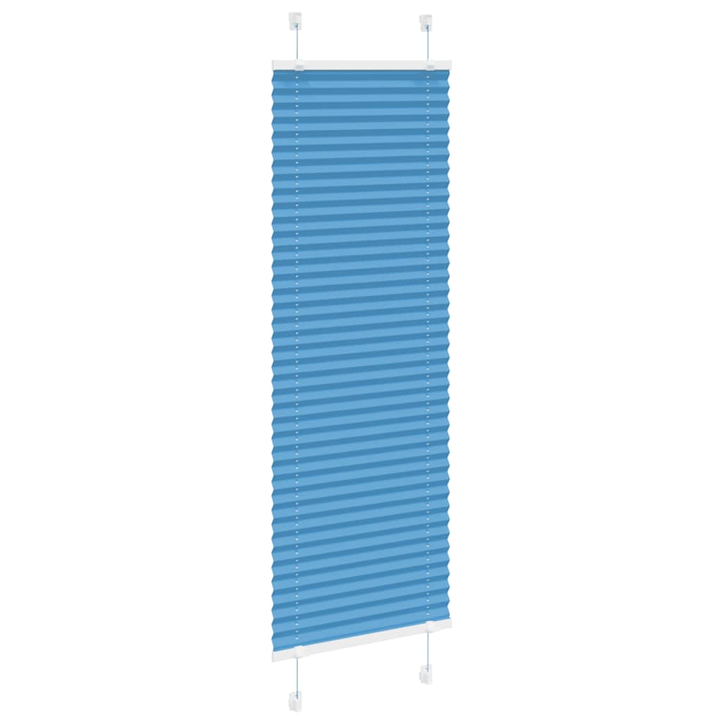 vidaXL Πλισέ Στόρι Μπλε 40x100 εκ. Πλάτος Υφάσματος 39,4 εκ. Πολυεστέρας