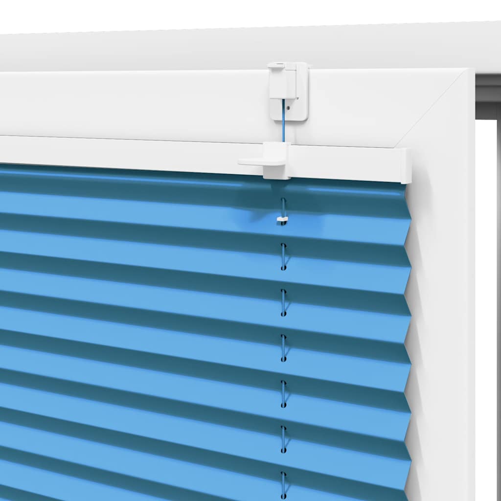 vidaXL Πλισέ Στόρι Μπλε 45x100 εκ. Πλάτος Υφάσματος 44,4 εκ. Πολυεστέρας