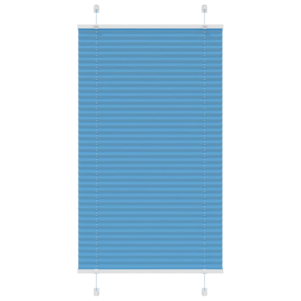 vidaXL Πλισέ Στόρι Μπλε 70x150 εκ. Πλάτος Υφάσματος 69,4 εκ. Πολυεστέρας