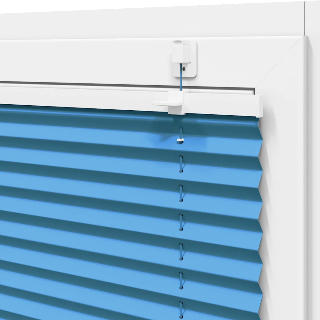 vidaXL Πλισέ περσίδα Μπλε 105x150 cm Πλάτος υφάσματος 104,4 cm