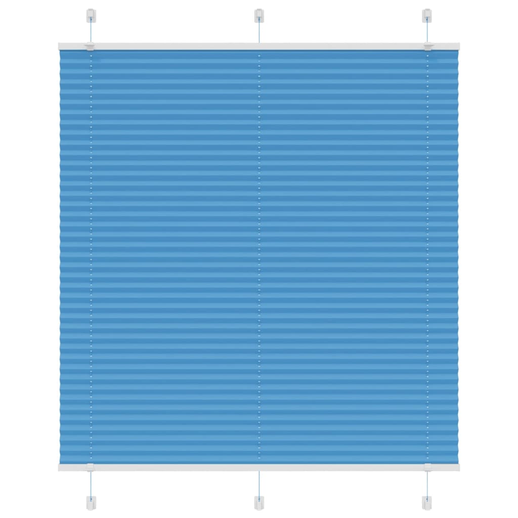 vidaXL Πλισέ περσίδα Μπλε 120x150 cm Πλάτος υφάσματος 119,4 cm