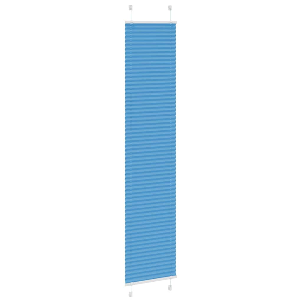 vidaXL Πλισέ Στόρι Μπλε 40x200 εκ. Πλάτος Υφάσματος 39,4 εκ. Πολυεστέρας