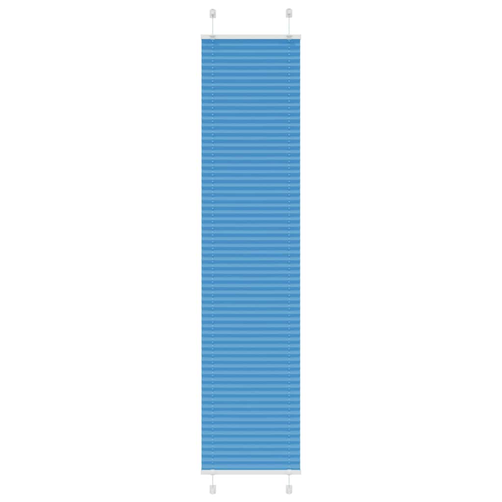 vidaXL Πλισέ Στόρι Μπλε 45x200 εκ. Πλάτος Υφάσματος 44,4 εκ. Πολυεστέρας