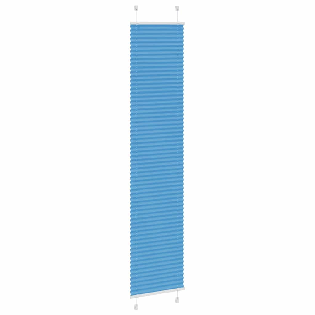 vidaXL Πλισέ Στόρι Μπλε 45x200 εκ. Πλάτος Υφάσματος 44,4 εκ. Πολυεστέρας