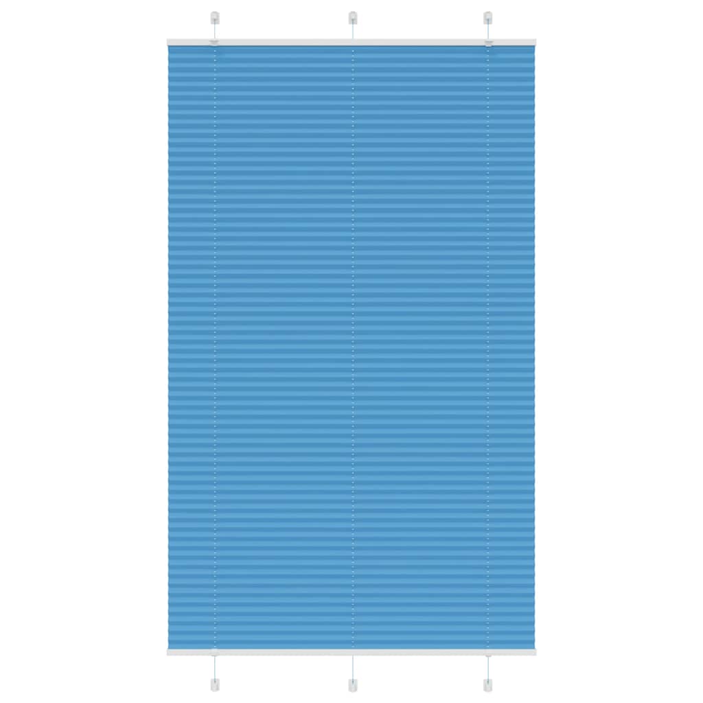 vidaXL Πλισέ Στόρι Μπλε 120x200 εκ. Πλάτος Υφάσματος 119,4 εκ. Πολυεστέρας