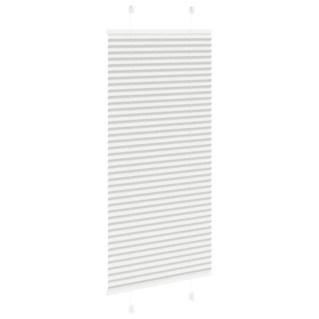 vidaXL Πλισέ περσίδα ανοιχτό γκρι 60x100 cm Πλάτος υφάσματος 59,4 cm