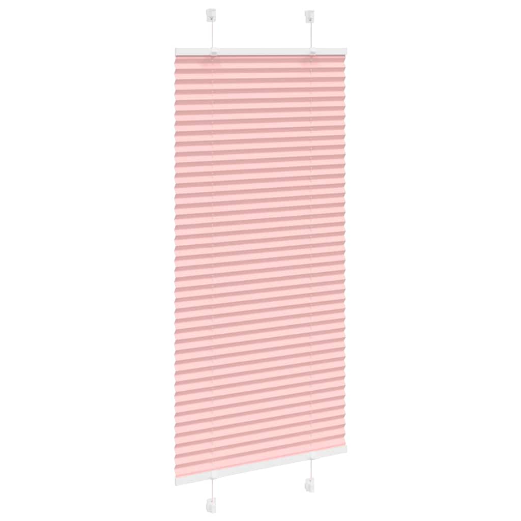 vidaXL Πλισέ Στόρι Ροζ 55x100 εκ. Πλάτος Υφάσματος 54,4 εκ. Πολυεστέρας