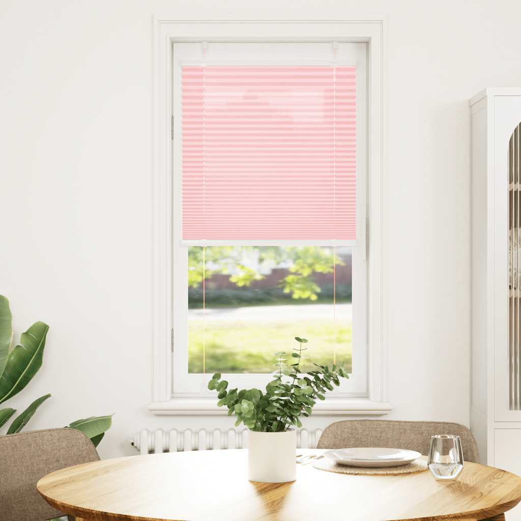 vidaXL Πλισέ Στόρι Ροζ 60x100 εκ. Πλάτος Υφάσματος 59,4 εκ. Πολυεστέρας