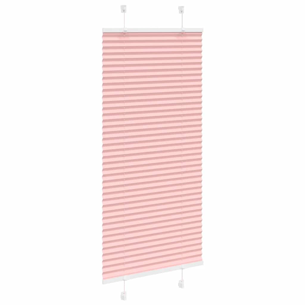 vidaXL Πλισέ Στόρι Ροζ 60x100 εκ. Πλάτος Υφάσματος 59,4 εκ. Πολυεστέρας