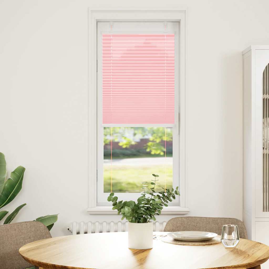 vidaXL Πλισέ Στόρι Ροζ 45x150 εκ. Πλάτος Υφάσματος 44,4 εκ. Πολυεστέρας