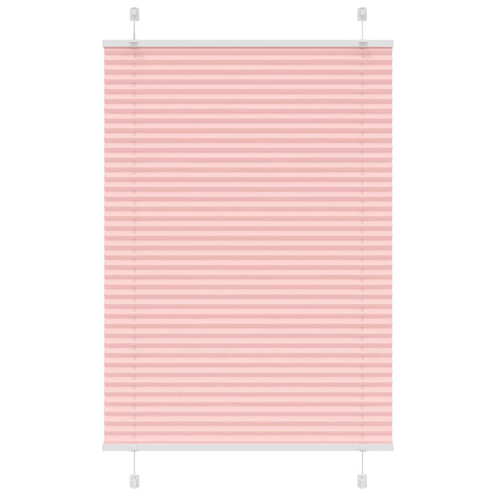 vidaXL Πλισέ περσίδα ροζ 90x150 cm Πλάτος υφάσματος 89,4 cm