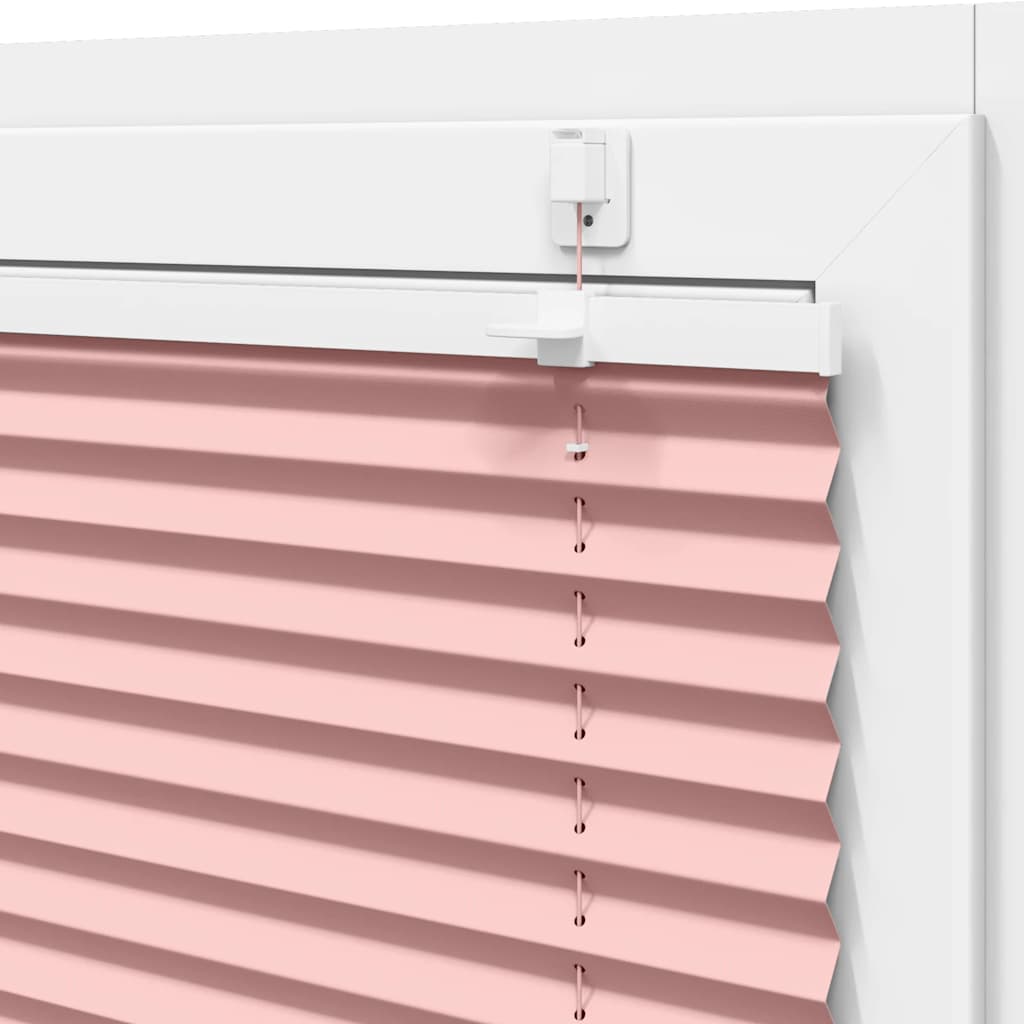 vidaXL Πλισέ περσίδα ροζ 100x150 cm Πλάτος υφάσματος 99,4 cm