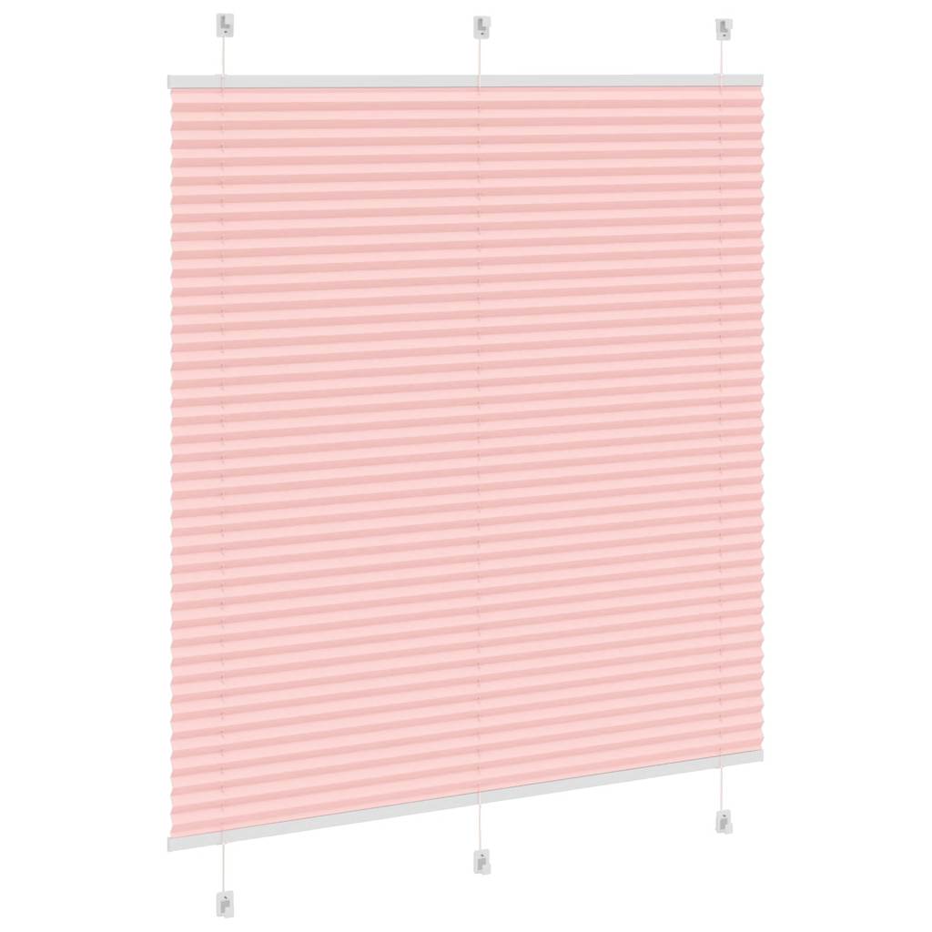 vidaXL Πλισέ περσίδα ροζ 120x150 cm Πλάτος υφάσματος 119,4 cm