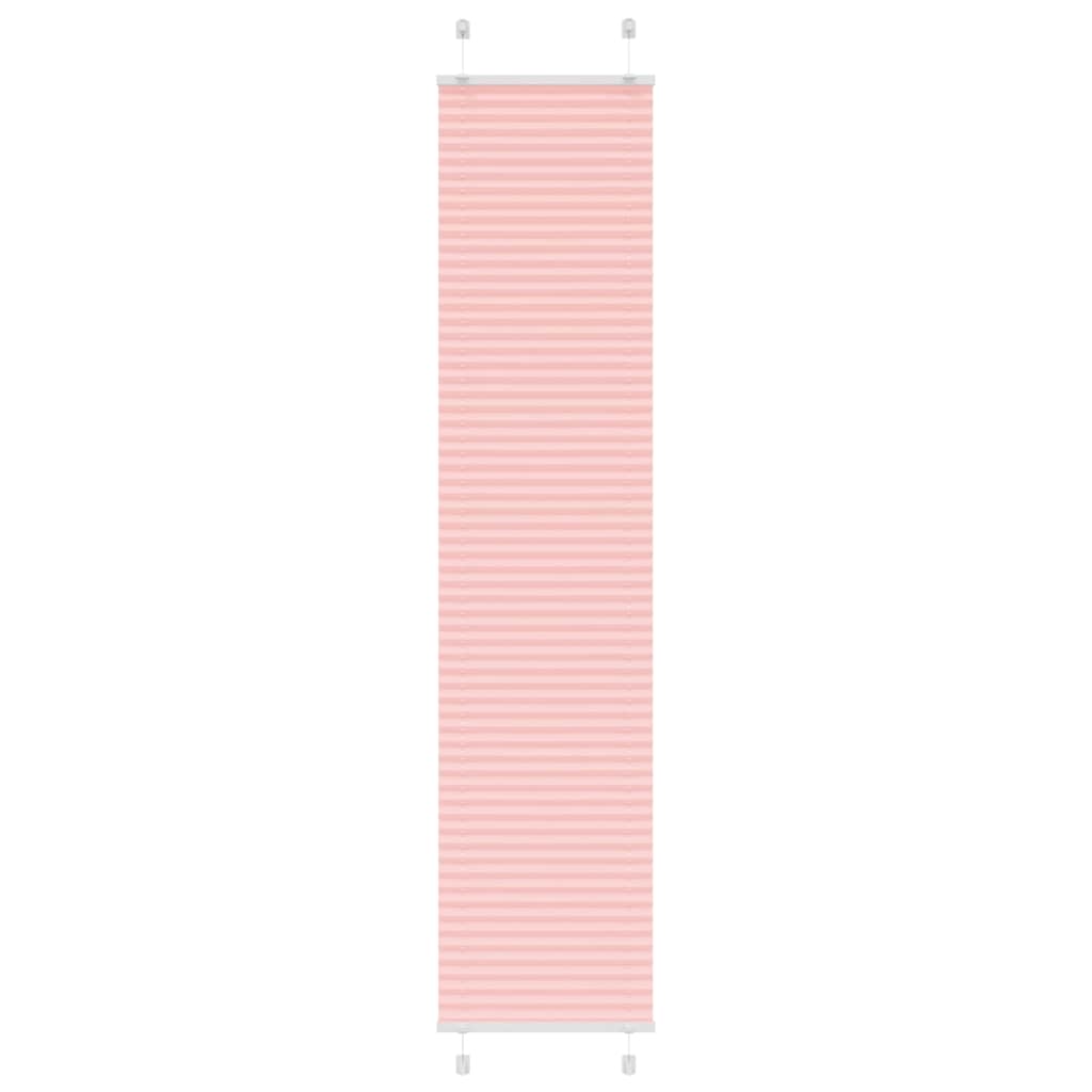 vidaXL Πλισέ Στόρι Ροζ 45x200 εκ. Πλάτος Υφάσματος 44,4 εκ. Πολυεστέρας