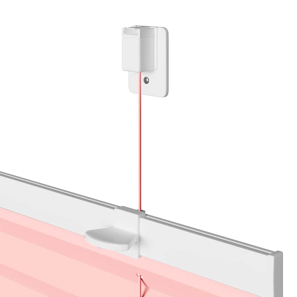 vidaXL Πλισέ Στόρι Ροζ 55x200 εκ. Πλάτος Υφάσματος 54,4 εκ. Πολυεστέρας